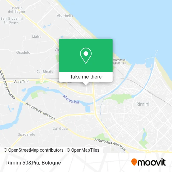 Rimini 50&Più map