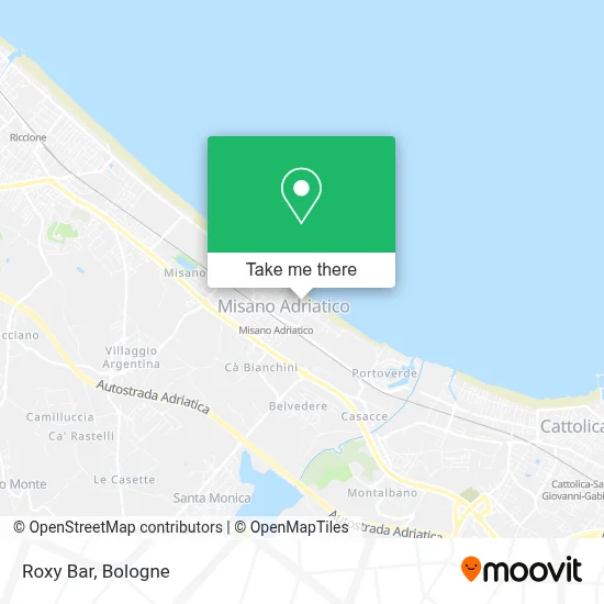 Roxy Bar map