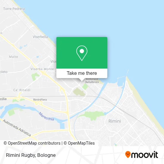 Rimini Rugby map