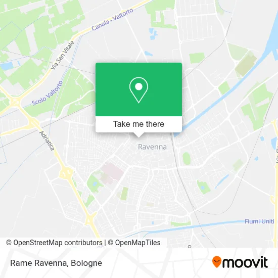 Rame Ravenna map