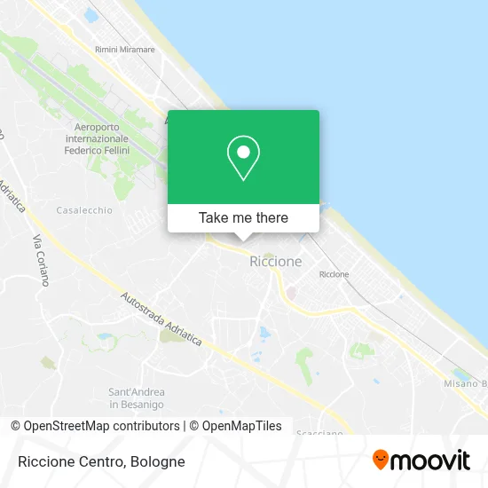Riccione Centro map