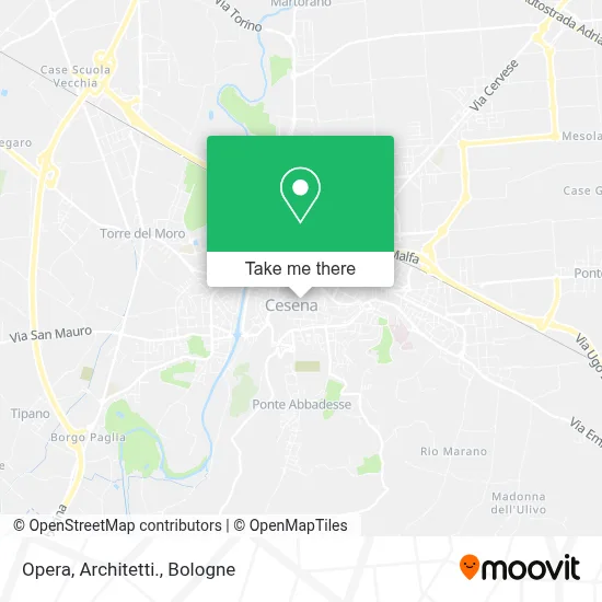Opera, Architetti. map