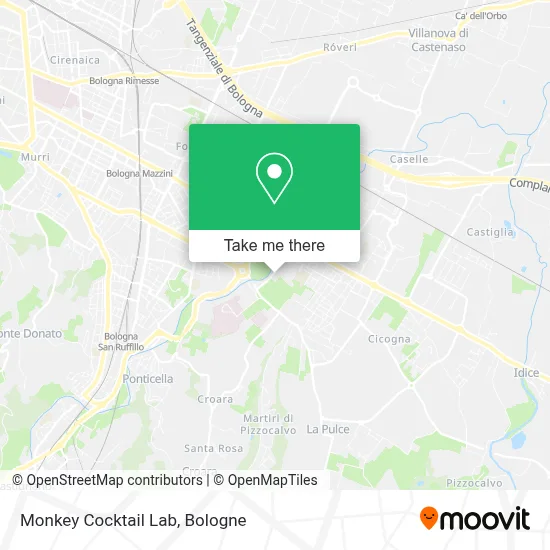 Monkey Cocktail Lab map