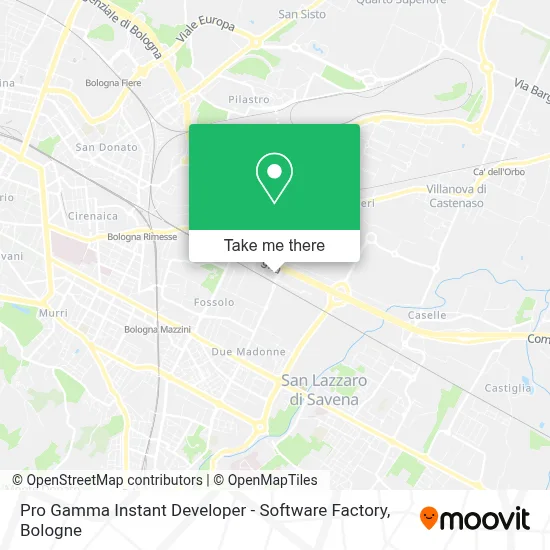 Pro Gamma Instant Developer - Software Factory map