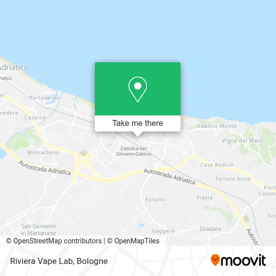 Riviera Vape Lab map