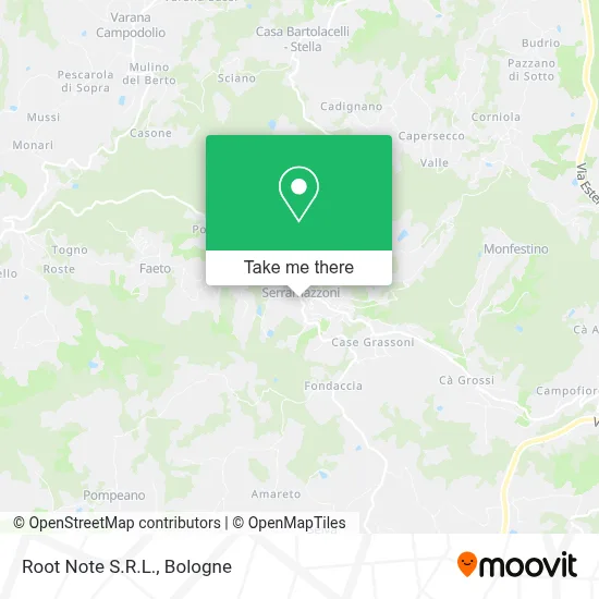 Root Note S.R.L. map