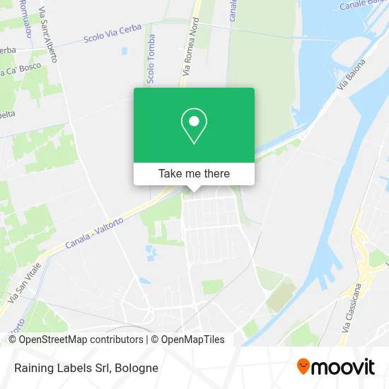 Raining Labels Srl map