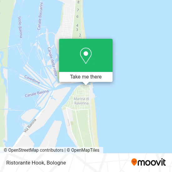 Ristorante Hook map