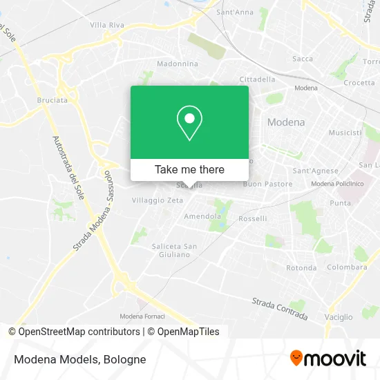 Modena Models map