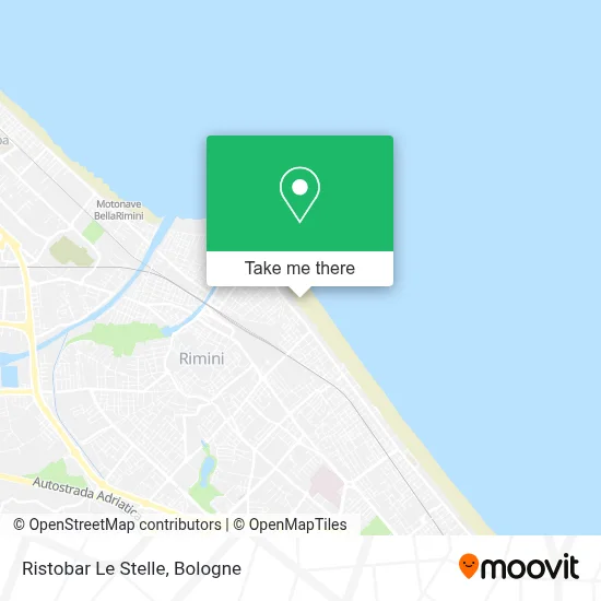 Ristobar Le Stelle map