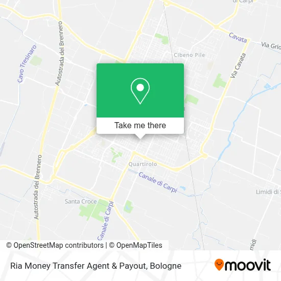 Ria Money Transfer Agent & Payout map