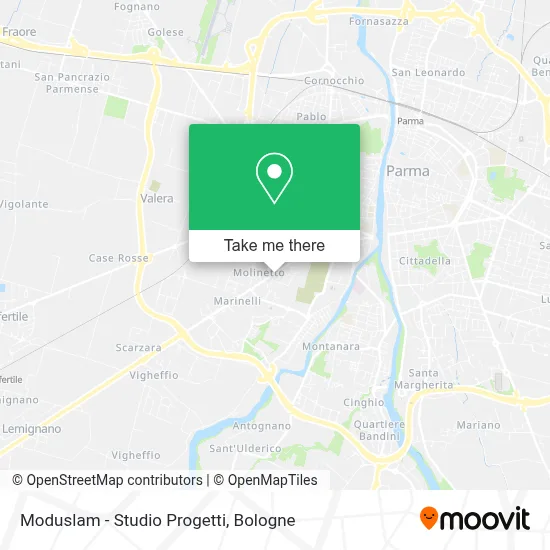 Moduslam - Studio Progetti map