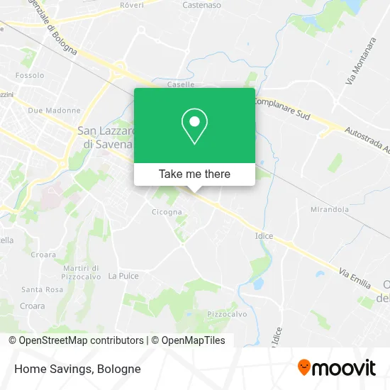 Home Savings map