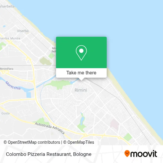 Colombo Pizzeria Restaurant map