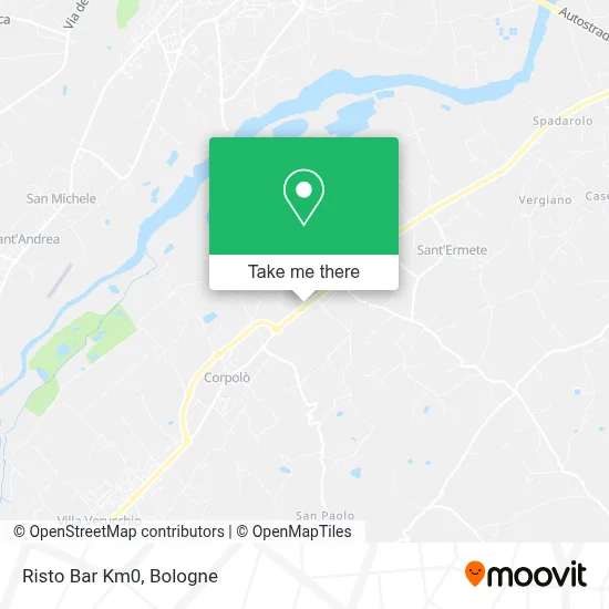 Risto Bar Km0 map