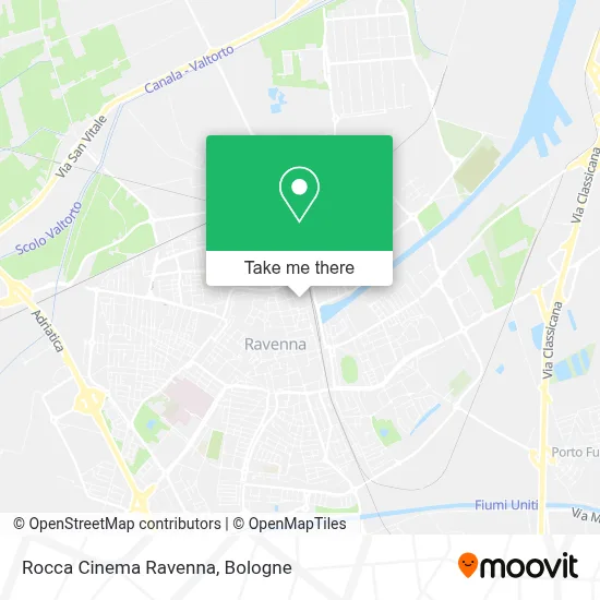 Rocca Cinema Ravenna map