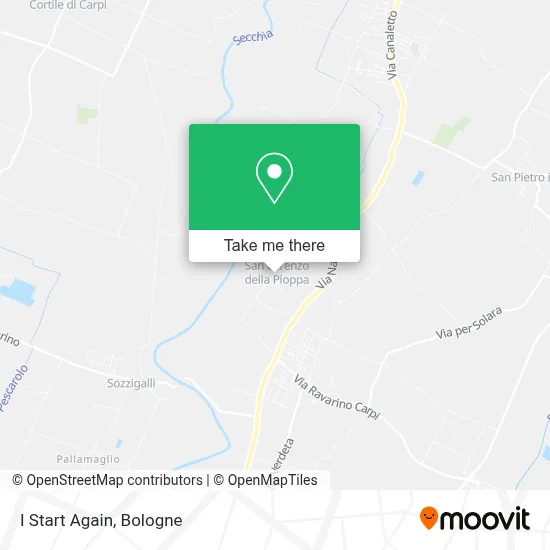 I Start Again map