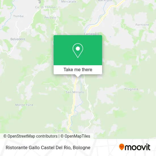 Ristorante Gallo Castel Del Rio map