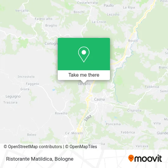 Ristorante Matildica map