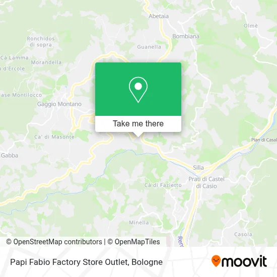 Papi Fabio Factory Store Outlet map