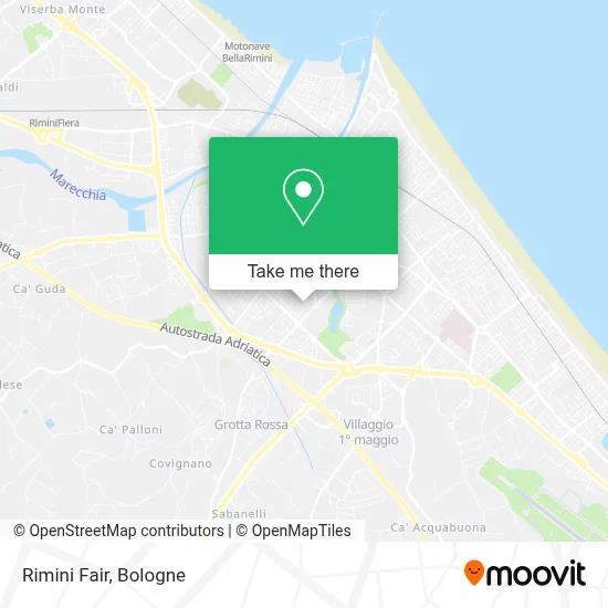 Rimini Fair map