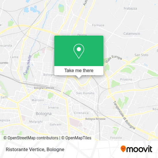 Ristorante Vertice map