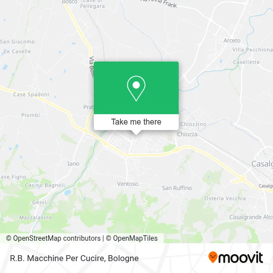 R.B. Macchine Per Cucire map