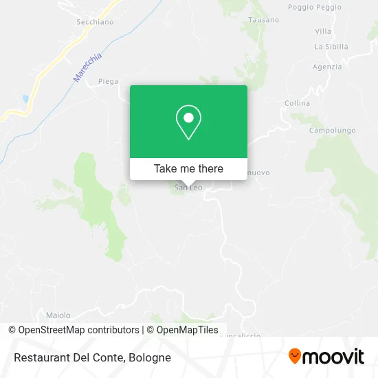 Restaurant Del Conte map