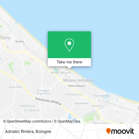 Adriatic Riviera map