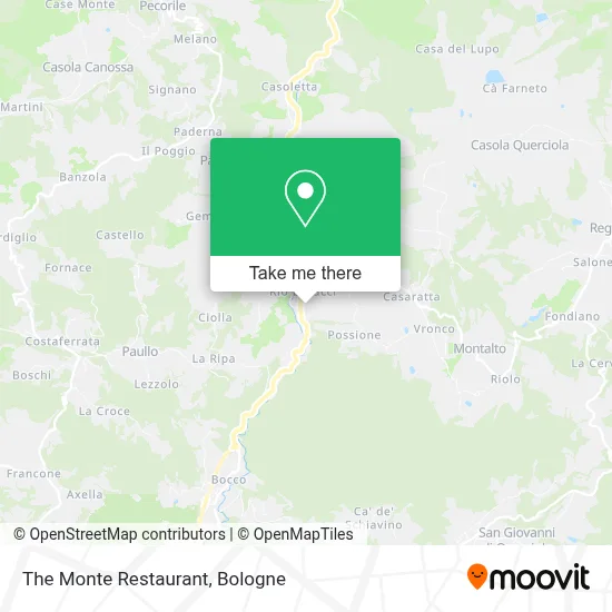 The Monte Restaurant map