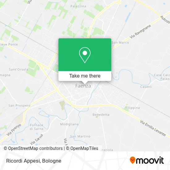 Ricordi Appesi map