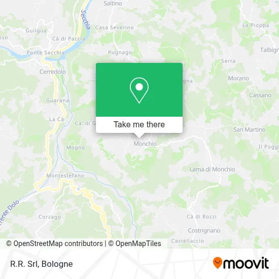 R.R. Srl map