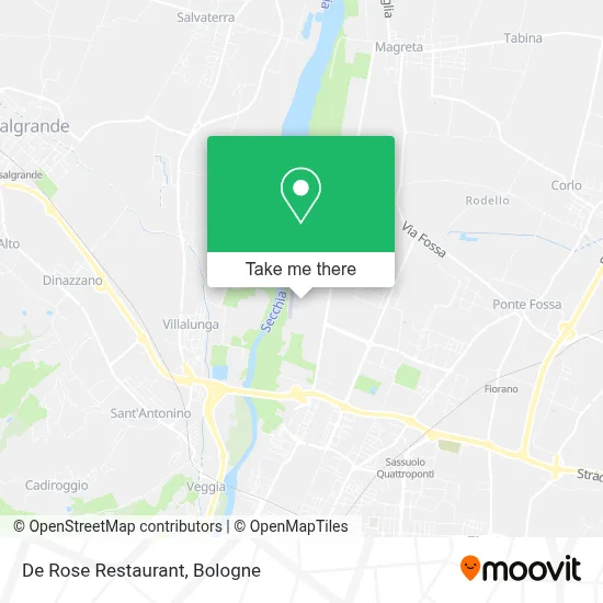 De Rose Restaurant map