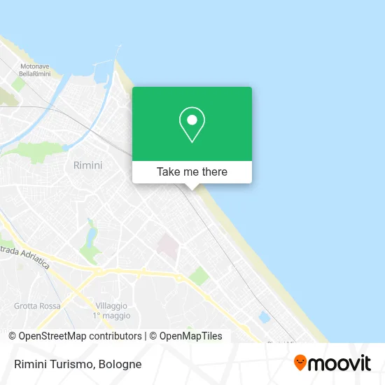 Rimini Turismo map