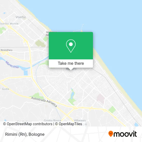 Rimini (Rn) map