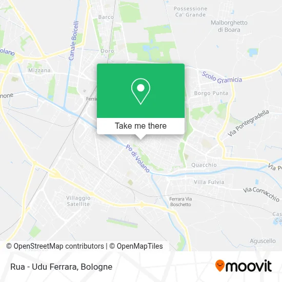 Rua - Udu Ferrara map