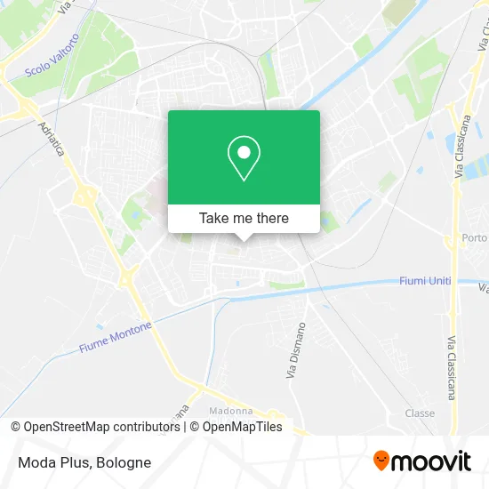 Moda Plus map