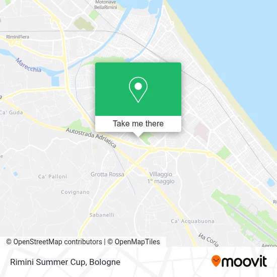 Rimini Summer Cup map