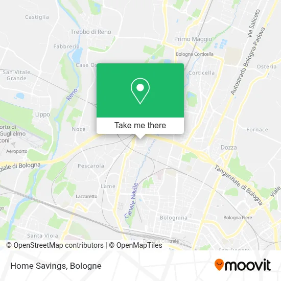 Home Savings map
