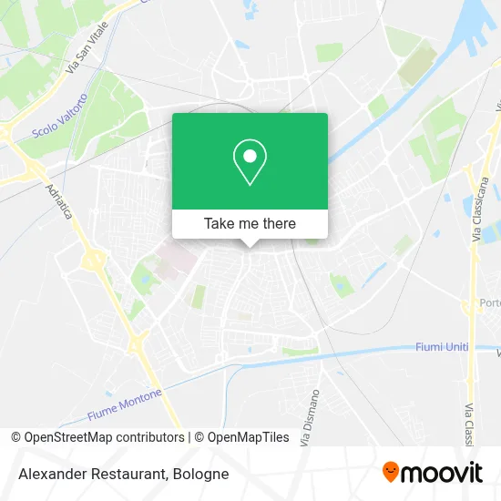 Alexander Restaurant map