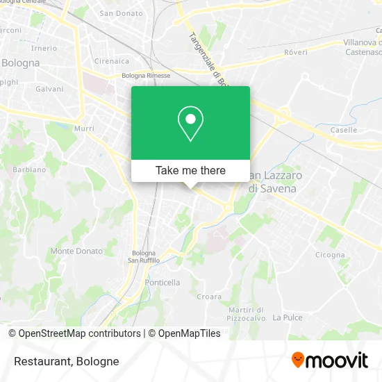 Restaurant map