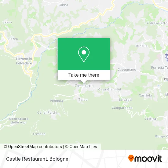 Castle Restaurant map