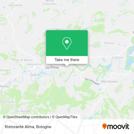 Ristorante Alma map