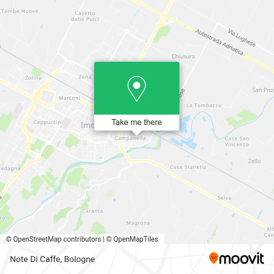 Note Di Caffe map