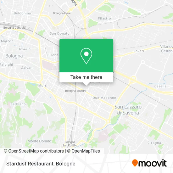 Stardust Restaurant map