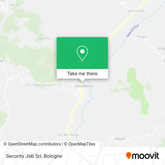 Security Job Srl map