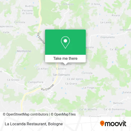 La Locanda Restaurant map