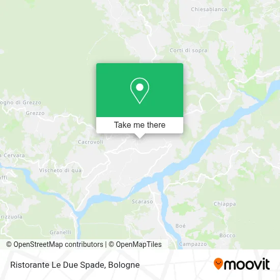 Ristorante Le Due Spade map