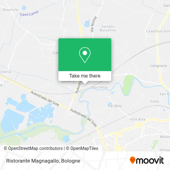 Ristorante Magnagallo map