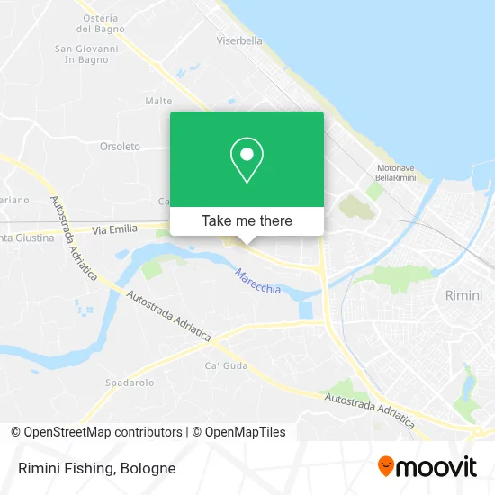 Rimini Fishing map
